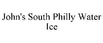 JOHN'S SOUTH PHILLY WATER ICE
