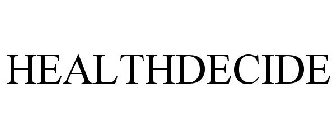 HEALTHDECIDE