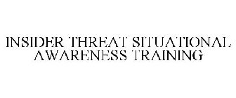 INSIDER THREAT SITUATIONAL AWARENESS TRAINING