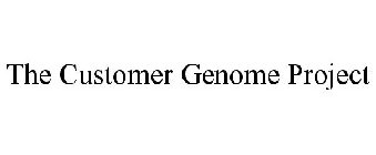 THE CUSTOMER GENOME PROJECT