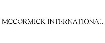 MCCORMICK INTERNATIONAL