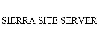 SIERRA SITE SERVER