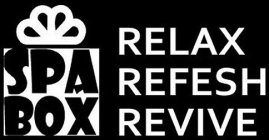SPA BOX RELAX REFRESH REVIVE