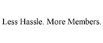 LESS HASSLE. MORE MEMBERS.