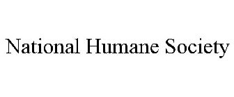 NATIONAL HUMANE SOCIETY