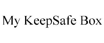 MY KEEPSAFE BOX