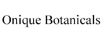 ONIQUE BOTANICALS