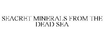 SEACRET MINERALS FROM THE DEAD SEA