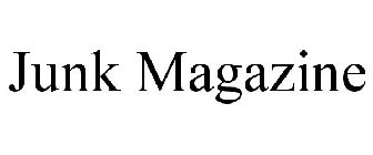 JUNK MAGAZINE