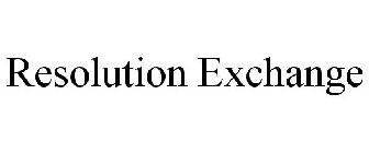 RESOLUTION EXCHANGE