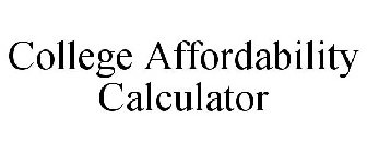 COLLEGE AFFORDABILITY CALCULATOR