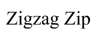 ZIGZAG ZIP