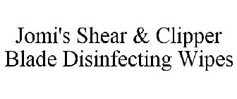 JOMI'S SHEAR & CLIPPER BLADE DISINFECTING WIPES