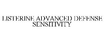 LISTERINE ADVANCED DEFENSE SENSITIVITY