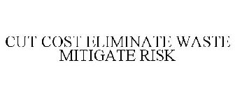 CUT COST ELIMINATE WASTE MITIGATE RISK