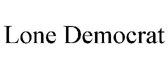 LONE DEMOCRAT