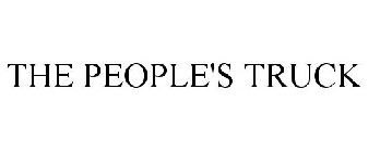 THE PEOPLE'S TRUCK
