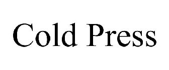 COLD PRESS