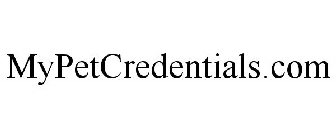 MYPETCREDENTIALS.COM