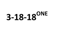 3-18-18ONE