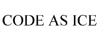 CODE AS ICE