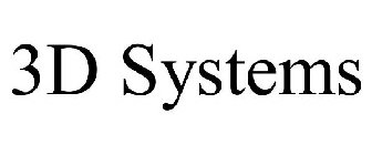 3D SYSTEMS