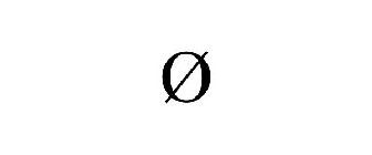 Ø