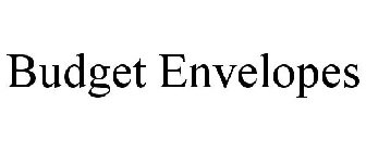 BUDGET ENVELOPES