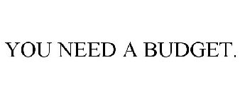 YOU NEED A BUDGET.