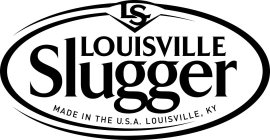 LS LOUISVILLE SLUGGER MADE IN THE U.S.A. LOUISVILLE, KY