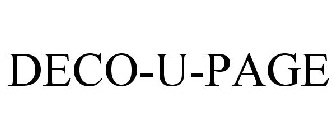 DECO-U-PAGE