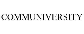 COMMUNIVERSITY