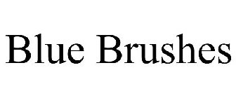 BLUE BRUSHES