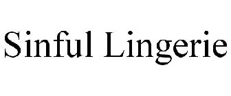 SINFUL LINGERIE