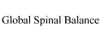 GLOBAL SPINAL BALANCE
