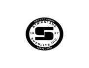 S STRICKLAND SUPPLIES INC. 1987 SAFETY FIRST