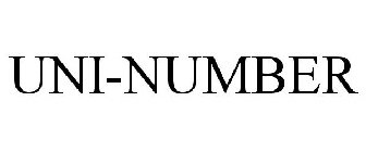 UNI-NUMBER