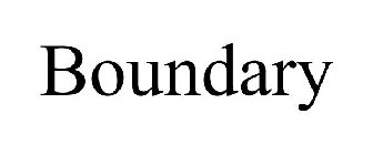 BOUNDARY