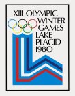 XIII OLYMPIC WINTER GAMES LAKE PLACID 198080
