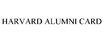 HARVARD ALUMNI CARD