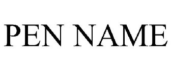 PEN NAME