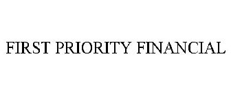 FIRST PRIORITY FINANCIAL