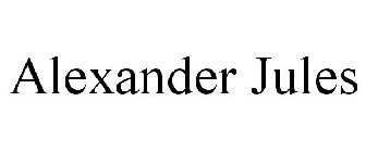ALEXANDER JULES
