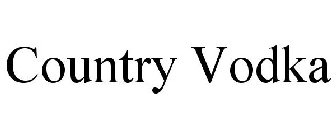 COUNTRY VODKA