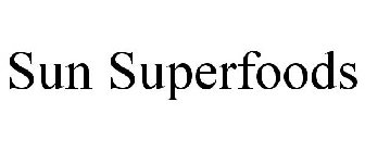 SUN SUPERFOODS