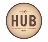 HUB RESTAURANT AND ICE CREAMERY ON DUTY