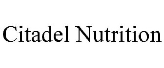 CITADEL NUTRITION