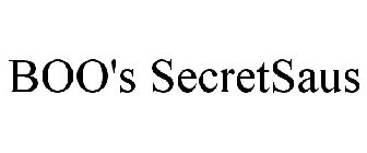 BOO'S SECRETSAUS