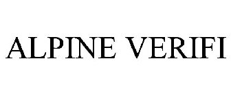 ALPINE VERIFI