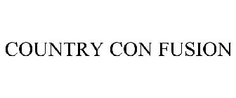 COUNTRY CON FUSION